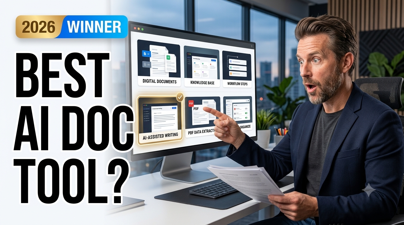Best AI tool for documentation in 2026 with AI writing, SOP and document extraction features