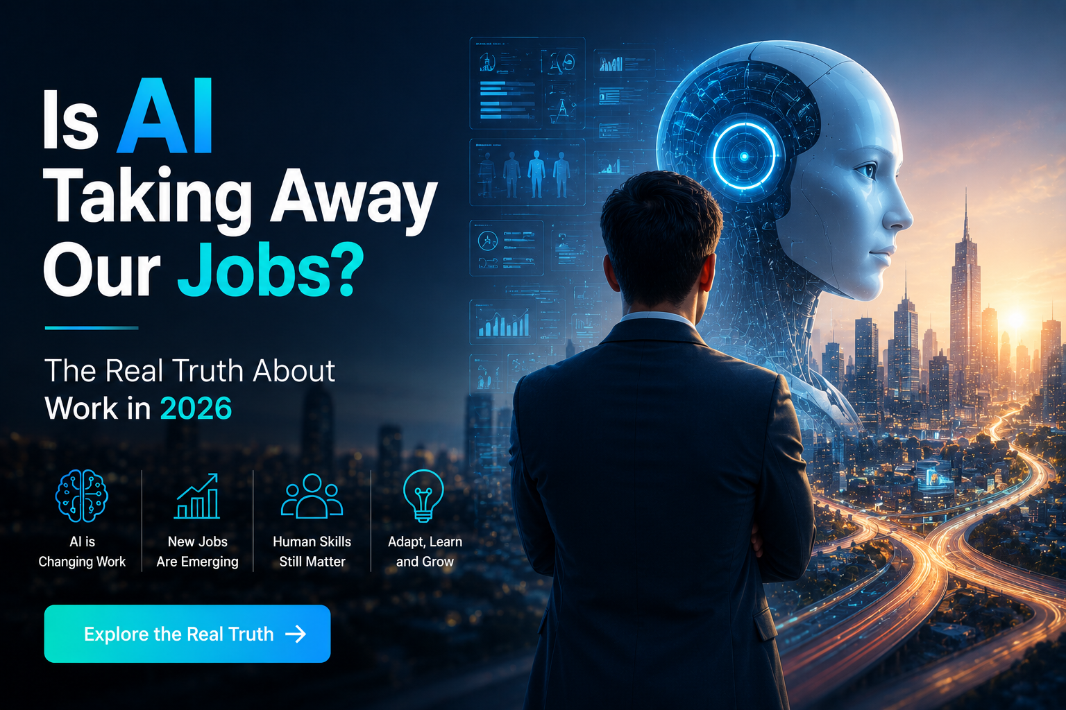 AI taking jobs as automation changes careers, workplace tasks, and future employment
