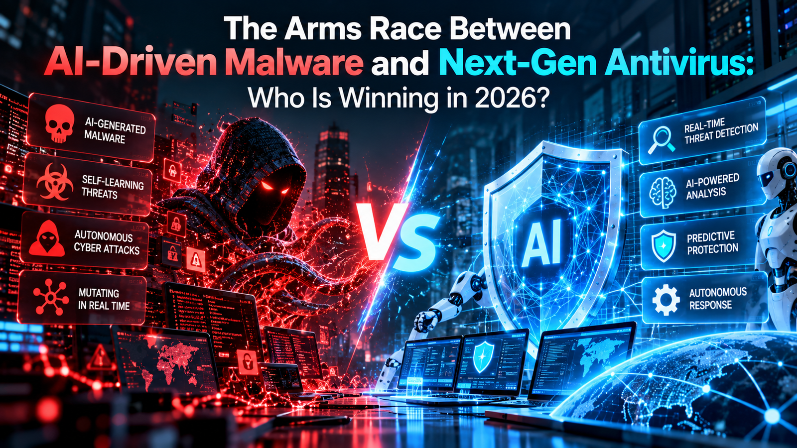 AI-driven malware and next-gen antivirus competing in the 2026 cybersecurity arms race
